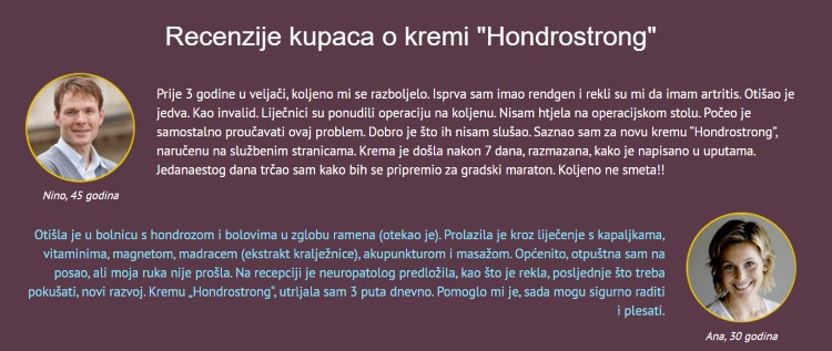 hondrostrong forum iskustva